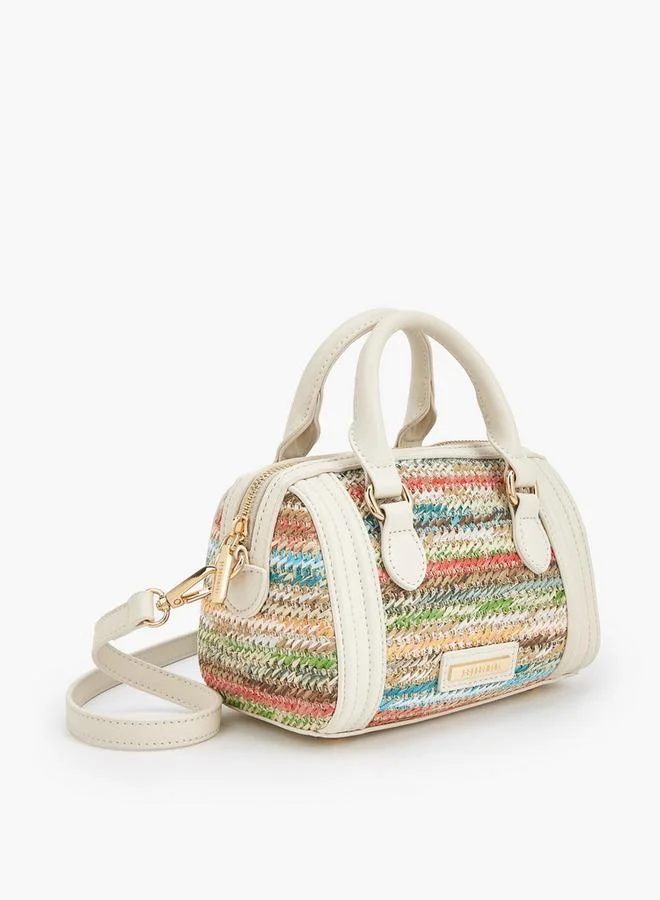 Peppermint MULTICOLOUR Textured Crossbody Bag With Double Handle for Women | Best Price UAE